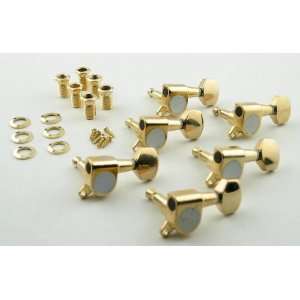  Gold in Line Guitar Tuners (Set) Musical Instruments