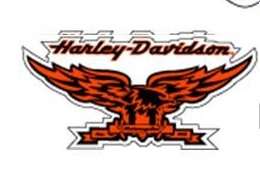 Harley Davidson Motorcycles Eagle Logo Decal Sticker  