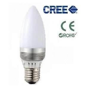 GreenLEDBulb 3 Watt E27 Candle LED light bulb CREE LED, Cool or Warm 