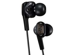 NEW JVC HA FXT90 Black Twin Unit System Inner Ear Headphones  