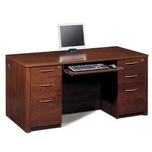  Embassy Executive Desk Kit W/ Fully Assembled Pedestals In 