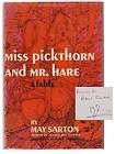 May Sarton Miss Pickthorn & Mr. Hare Signed & Inscribed