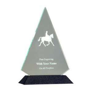  Acrylic Triangle Award   Equestrian