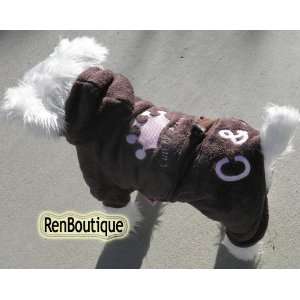 JUICY DOG COUTURE SWEATER XS BROWN COLOR FOR SMALL BREED please read 