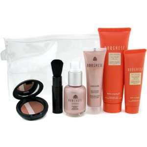 Borghese Self Tanners   6pcs Spa Bronzer Travel Set Tanning Face Crm+ 