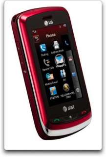 New LG Xenon GR500   Red (Unlocked) 3G GSM Qwerty Slider Cellular 