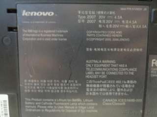 IBM Thinkpad T60 14.1 Laptop  2.16GHz Core 2 Duo  2gb PC2 5300 