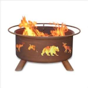  Bundle 64 Wildlife Fire Pit with Cover
