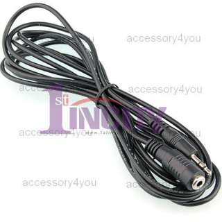 10FT 3.5mm AUDIO STEREO HEADPHONE M F EXTENSION CABLE  
