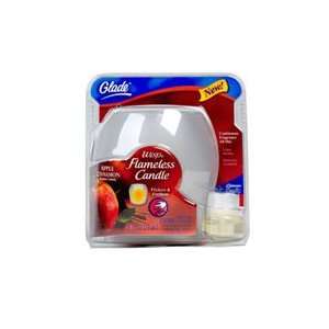 Glade Wisp Flameless Scented Oil Fragrance Candles, Apple Cinnamon   4 