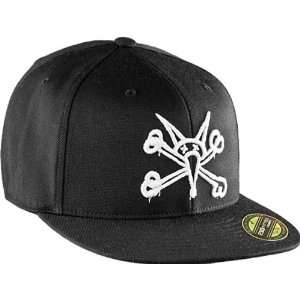  Powell Vato Rat Flex Hat Ofa Black Skate Hats Sports 
