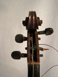   Old PRIMITIVE Wood CASKET Style MUSICAL INSTRUMENT Fiddle CASE  