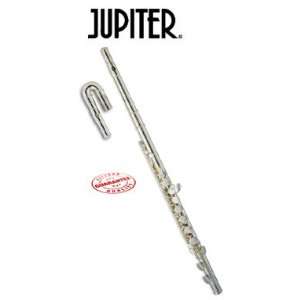   Flute with Both Straight and Curved Headjoints 521S Musical