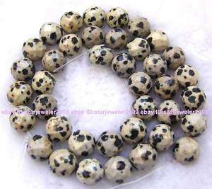 10mm naturalspeckl jasper globose faceted Beads 15  