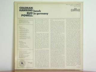 COLEMAN HAWKINS BUD POWELL In Germany Debut DEB 131 re  