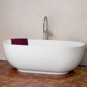 71 Hazel Freestanding Acrylic Soaking Air Bath Tub   (No Overflow or 