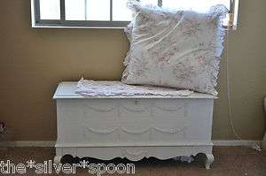   REFURBISHED SHABBY ANTIQUE SWEETHEART CHEST TOY BOX JEWELRY BOX $895