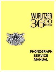 Wurlitzer Model 3600 Service Manual & Schematics  