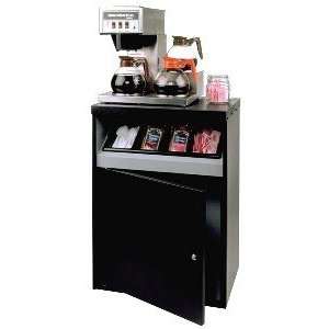    All State Office Coffee Stand w/Trash Chute OCS200A