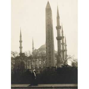  The Egyptian Obelisk before the Blue Mosque Stretched 