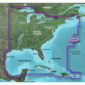  Garmin Bluechart G2   HUS040R   Us East   Data Card GPS 