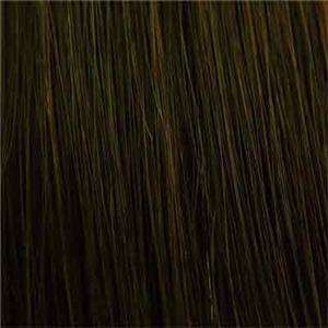   Stick Glue Tip Straight Remy Human Hair Extension Medium Dark Brown #3