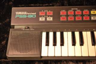 Yamaha Porta Sound PSS 80 Keyboard Synthesizer 320 Voice Variations 