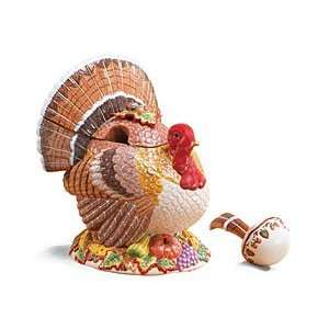 Thanksgiving Dinnerware   Turkey Tureen & Ladle  Holiday Dining 