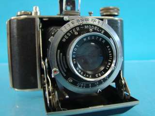   Cameras Kodak Bantam Box Pony 828 Wester Model II+Leather Cases Set