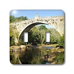 Spanish Nature   The medieval bridge of San Clodio over the river Avia 