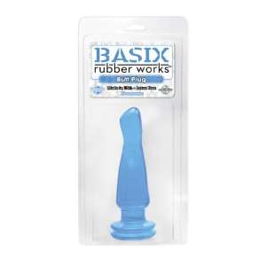  Basix 5 Butt Plug, Blue Pipedreams Health & Personal 
