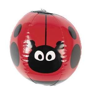 Inflatable Ladybug Character Beach Balls   Games & Activities 