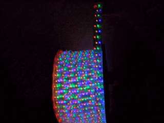 164 LONG LED ROPE LIGHT FLAT LINE Rainbow RGBY 5 wire  
