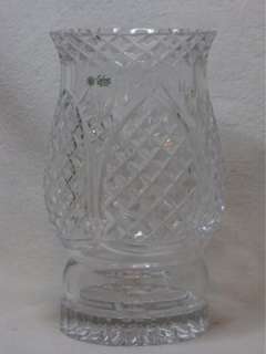 HURRICANE LAMP by GALWAY ETCHED DOVES MINT  