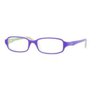 Ban Junior RY1521 3563 Eyeglasses Top Blue On Tr Green Demo Lens Frame 