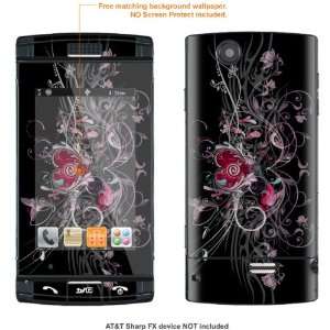   Skin Sticker for AT&T ATT Sharp FX case cover FX 318 Electronics