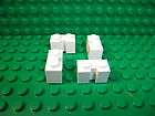 NEW* 1X2 LEGO BRICK W/GROOVE C CHANNEL WHITE 4 PACK