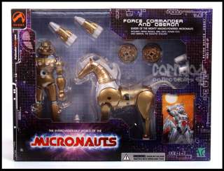 Micronauts MEGO Vintage Palisades Toys Prototype Force Commander Gold 