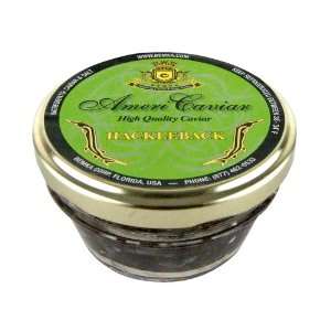    American Sturgeon Hackleback Wild Caviar, 1 Ounce, 1 Ounce Jar