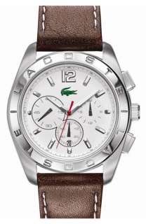 Lacoste Panama Chronograph Leather Strap Watch  