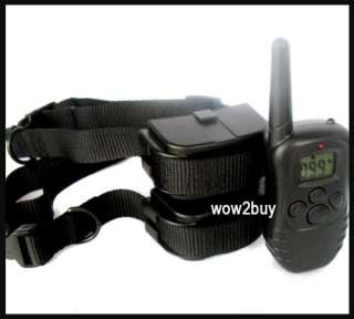 100 Levels LCD Remote 2 Dog Training Shock Collar  