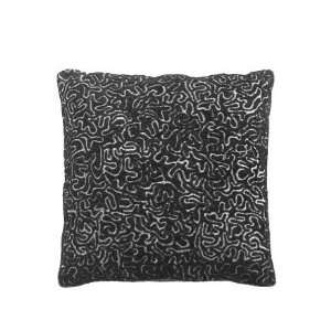  Dransfield & Ross Brain Coral Embroidery Pillow   Grey 30% 
