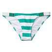 Xhilaration® Juniors 2 Piece Bikini Swimsuit   Turquoise/White Stripe