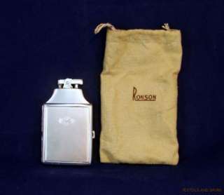 Vintage Ronson Cigarette Holder Case Wick Lighter Sally  