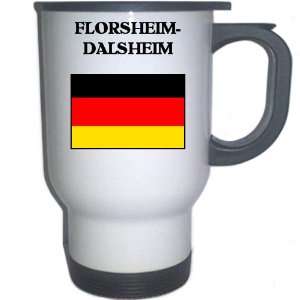  Germany   FLORSHEIM DALSHEIM White Stainless Steel Mug 