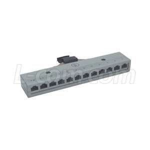  Telco Harmonica 12 RJ45 (8x4) / 50 Pin Female Electronics