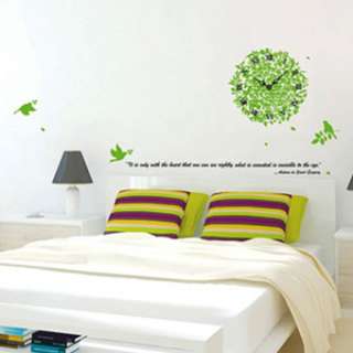 wallpaper wall decals stickers art vinyl removable bird clock