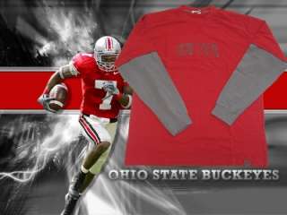 New NCAA Ohio State Long Sleeve Jersey Large Lg Shirt  