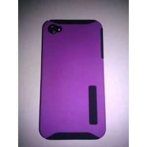 New OEM Sprint Apple iPhone 4 Incipio Black Silicone and Purple Outer 