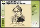 lydia pinkham vegetable compound patent medicine card  